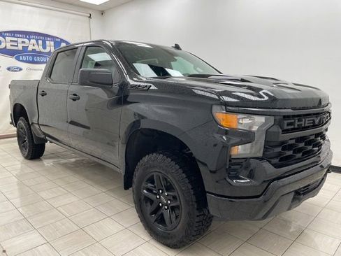 New 2026 Chevrolet Silverado 1500 Custom Trail Boss w/ Midnight Edition AWD/4WD image 1