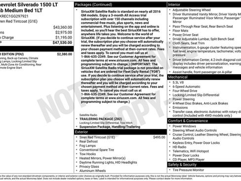 Used 2016 Chevrolet Silverado 1500 LT w/ All Star Edition image 23