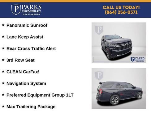 Certified 2022 Chevrolet Tahoe LT w/ LT Signature Package RWD image 5