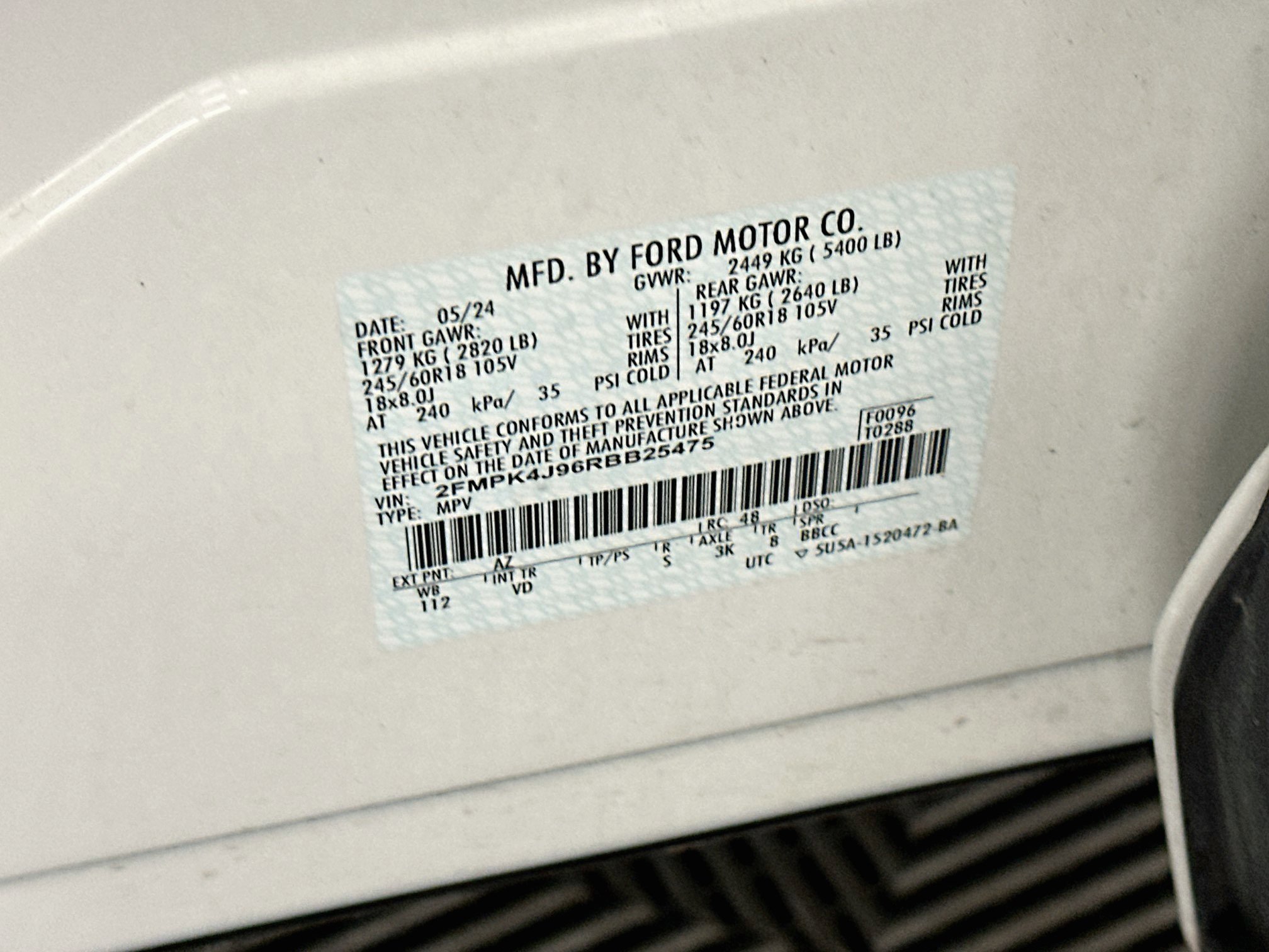Used 2024 Ford Edge SEL w/ Convenience Package AWD/4WD image 12