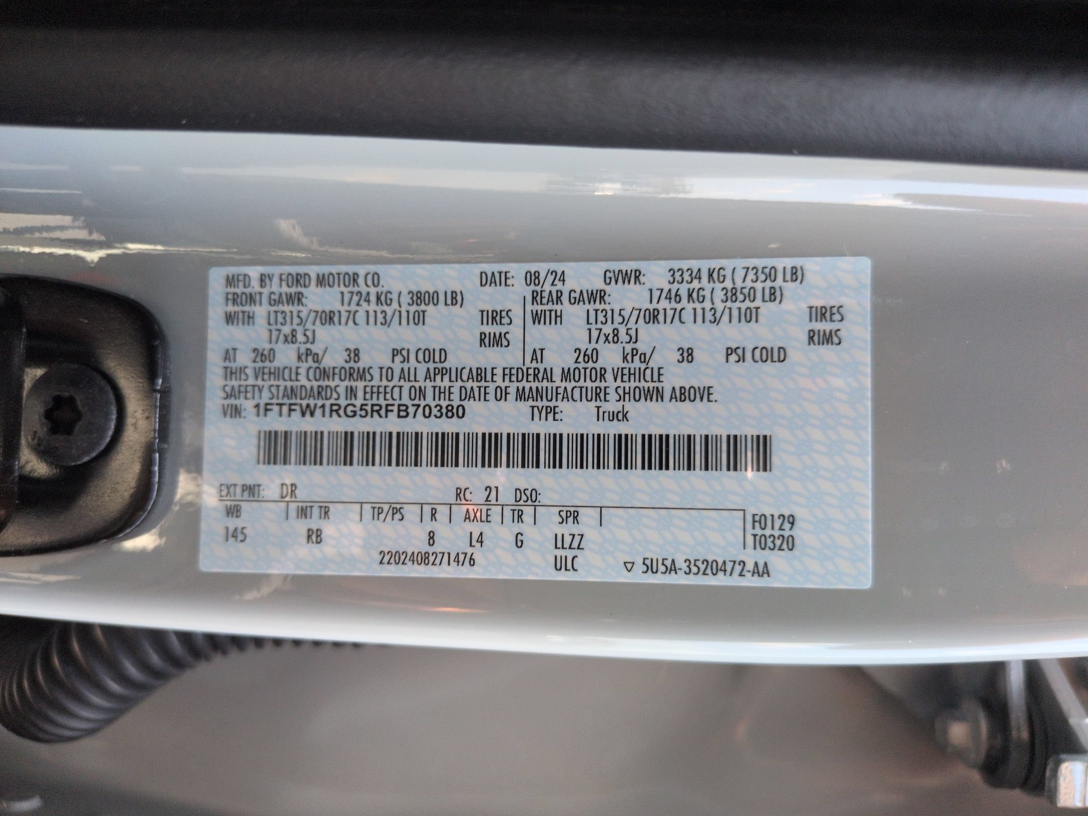 Certified 2024 Ford F150 Raptor AWD/4WD image 38