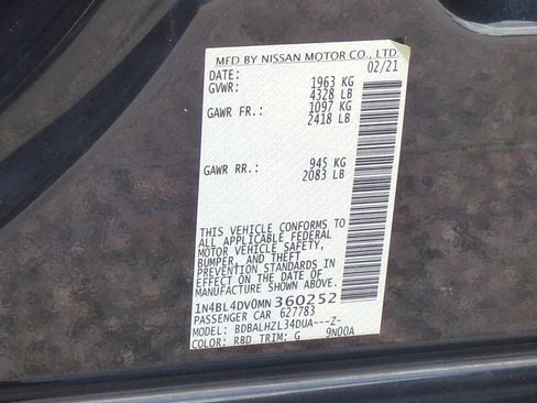 Used 2021 Nissan Altima 2.5 SV FWD image 26