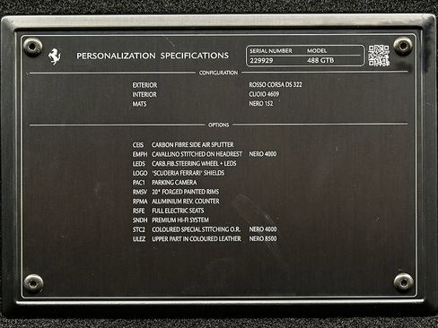 Certified 2018 Ferrari 488 GTB RWD image 39