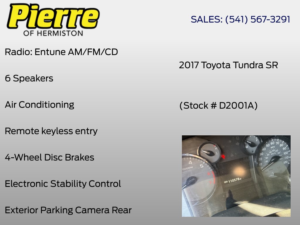 Used 2017 Toyota Tundra SR AWD/4WD image 6
