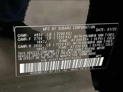 Used 2022 Subaru Outback Limited AWD/4WD image 19