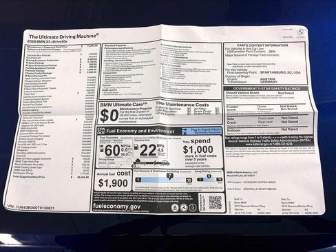 New 2026 BMW X5 xDrive50e w/ M Sport Package image 22