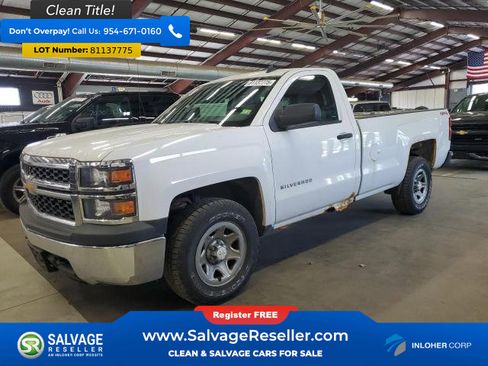 Used 2014 Chevrolet Silverado 1500 W/T w/ Snow Plow Prep Package image 1
