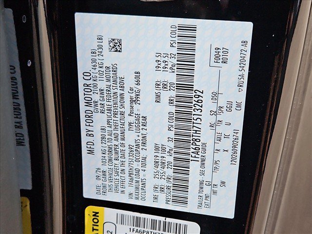 New 2026 Ford Mustang Premium w/ Mustang RTR Package RWD image 18