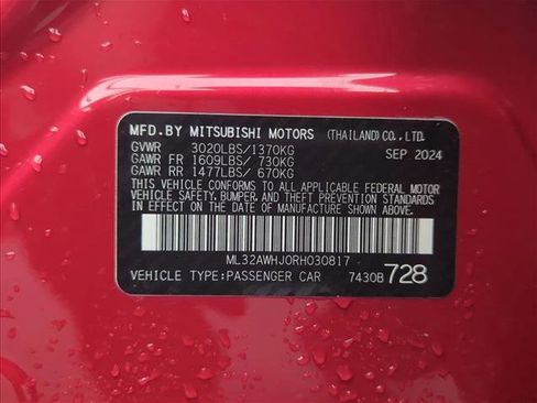 Used 2024 Mitsubishi Mirage Black Edition image 25