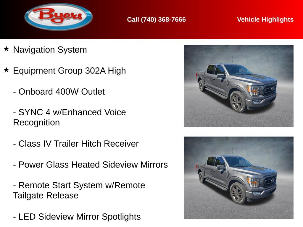 Used 2021 Ford F150 XLT w/ Equipment Group 302A High AWD/4WD image 10