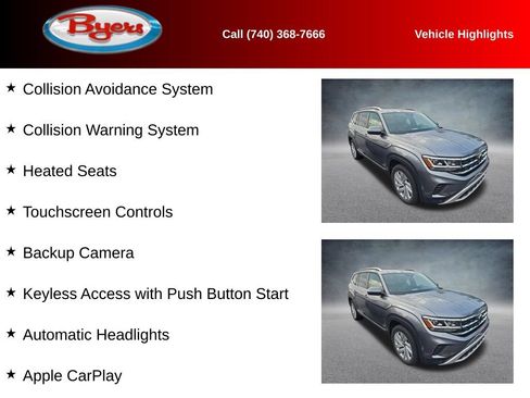 Used 2021 Volkswagen Atlas SEL AWD/4WD image 11