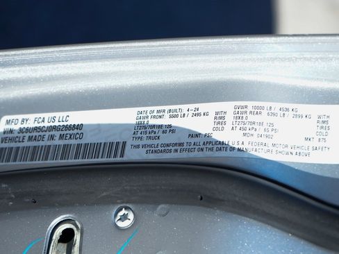 Used 2024 RAM 2500 Tradesman w/ Chrome Appearance Group image 52