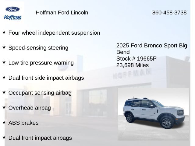 Certified 2025 Ford Bronco Sport Big Bend AWD/4WD image 18