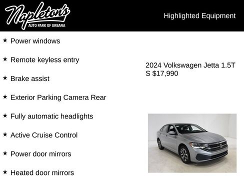 Used 2024 Volkswagen Jetta S FWD image 15