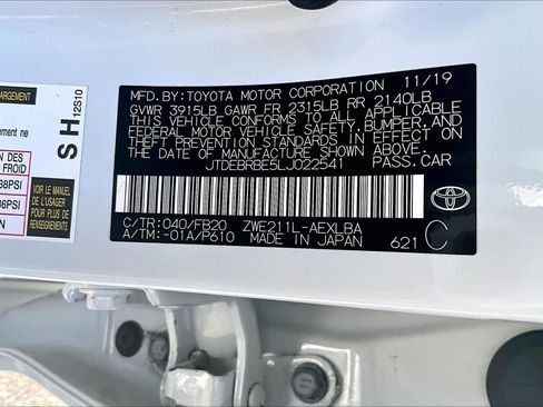 Used 2020 Toyota Corolla LE w/ Carpet Mat Package (TMS) image 35