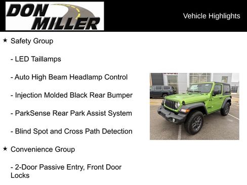 New 2026 Jeep Wrangler Sport image 28