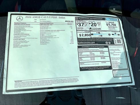 New 2026 Mercedes-Benz C 63 AMG S image 22