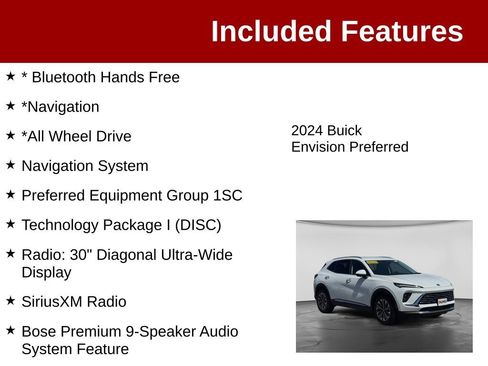 Used 2024 Buick Envision Preferred AWD/4WD image 3