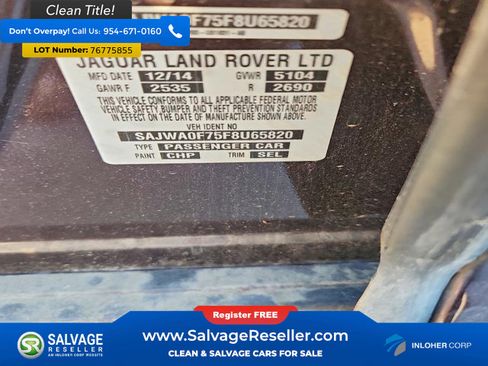 Used 2015 Jaguar XF Portfolio image 16