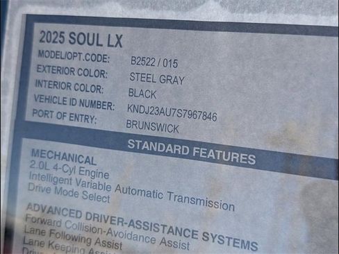 New 2025 Kia Soul LX image 14