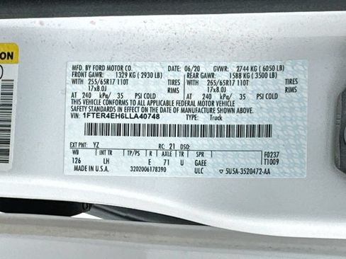 Used 2020 Ford Ranger XL w/ Equipment Group 101A Mid RWD image 27