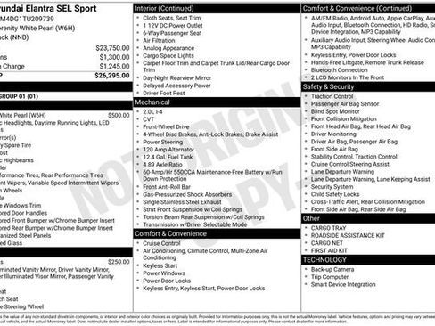 New 2026 Hyundai Elantra Sport FWD image 22