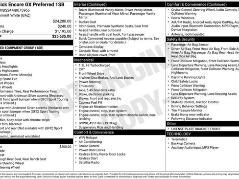 Used 2021 Buick Encore GX Preferred image 17