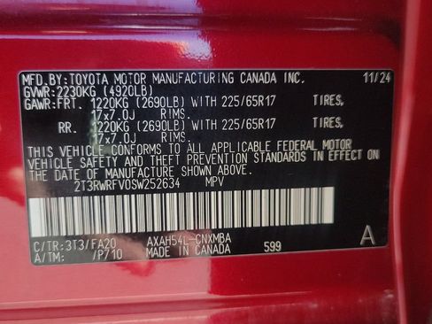 Certified 2025 Toyota RAV4 XLE w/ Convenience Package AWD/4WD image 25