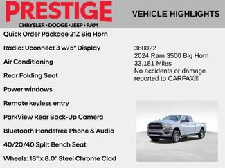 Used 2024 RAM 3500 Big Horn video 2