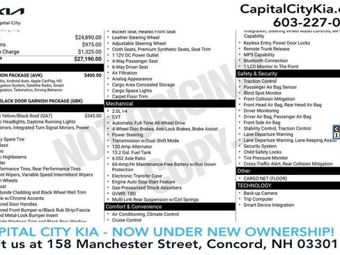 Used 2023 Kia Seltos S w/ Navigation Package image 1