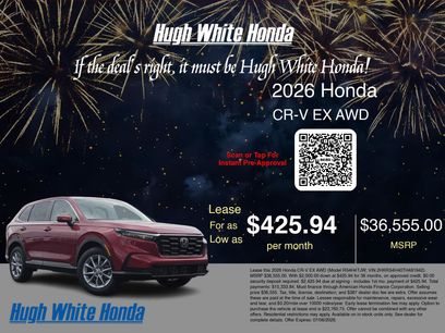 New 2026 Honda CR-V EX