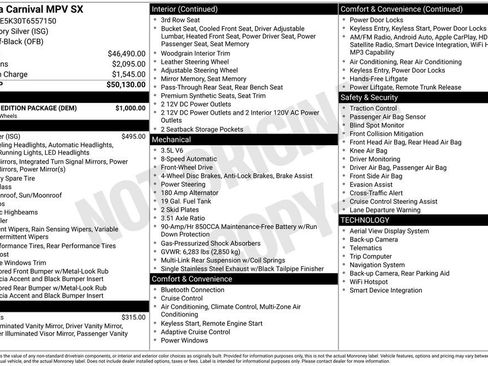 New 2026 Kia Carnival SX w/ SX Dark Edition Package FWD image 6