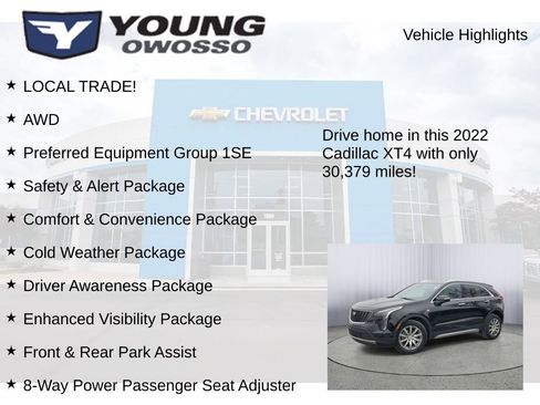 Used 2022 Cadillac XT4 Premium Luxury w/ Enhanced Visibility Package image 8