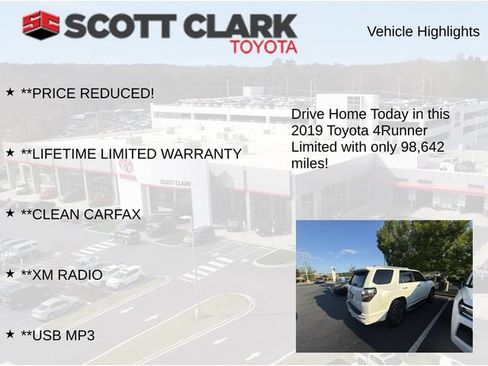 Used 2019 Toyota 4Runner Limited RWD image 9