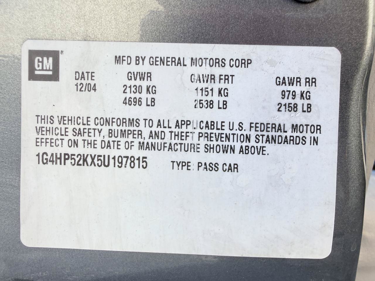 Used 2005 Buick Le Sabre Custom FWD image 18