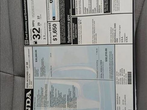 New 2025 Honda Accord SE image 17