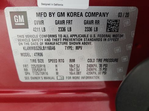 Used 2020 Buick Encore GX Preferred FWD image 33