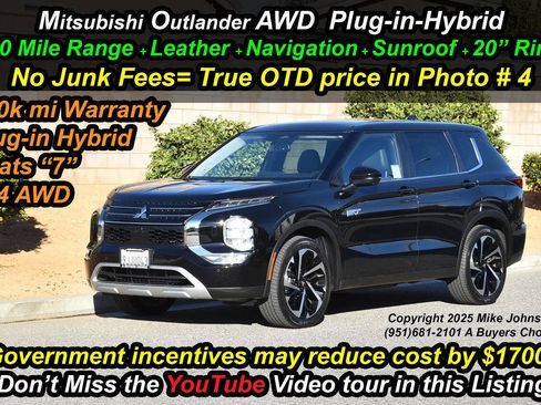 Used 2023 Mitsubishi Outlander SE image 1