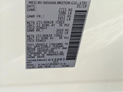 Used 2019 Nissan Pathfinder SV w/ Rock Creek Edition image 25