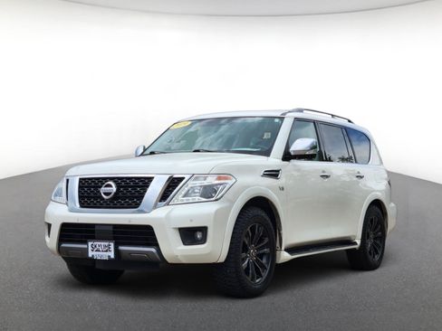 Used 2019 Nissan Armada Platinum w/ Captain's Chairs Package AWD/4WD image 2
