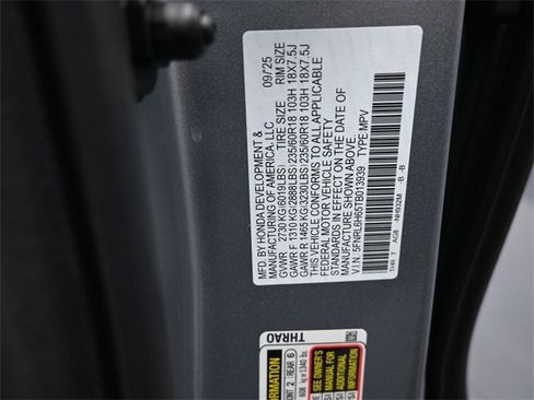 New 2026 Honda Odyssey EX-L image 12