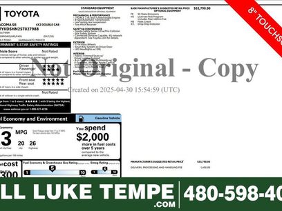 Used 2025 Toyota Tacoma SR