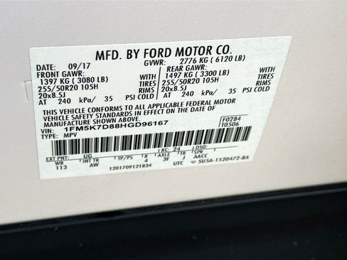 Used 2017 Ford Explorer XLT w/ Equipment Group 202A image 42