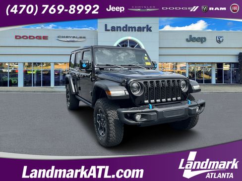 Used 2023 Jeep Wrangler Unlimited Rubicon 4xe w/ Steel Bumper Group AWD/4WD image 1