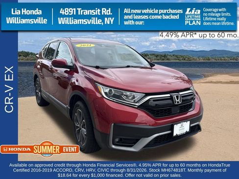 Certified 2021 Honda CR-V EX image 1