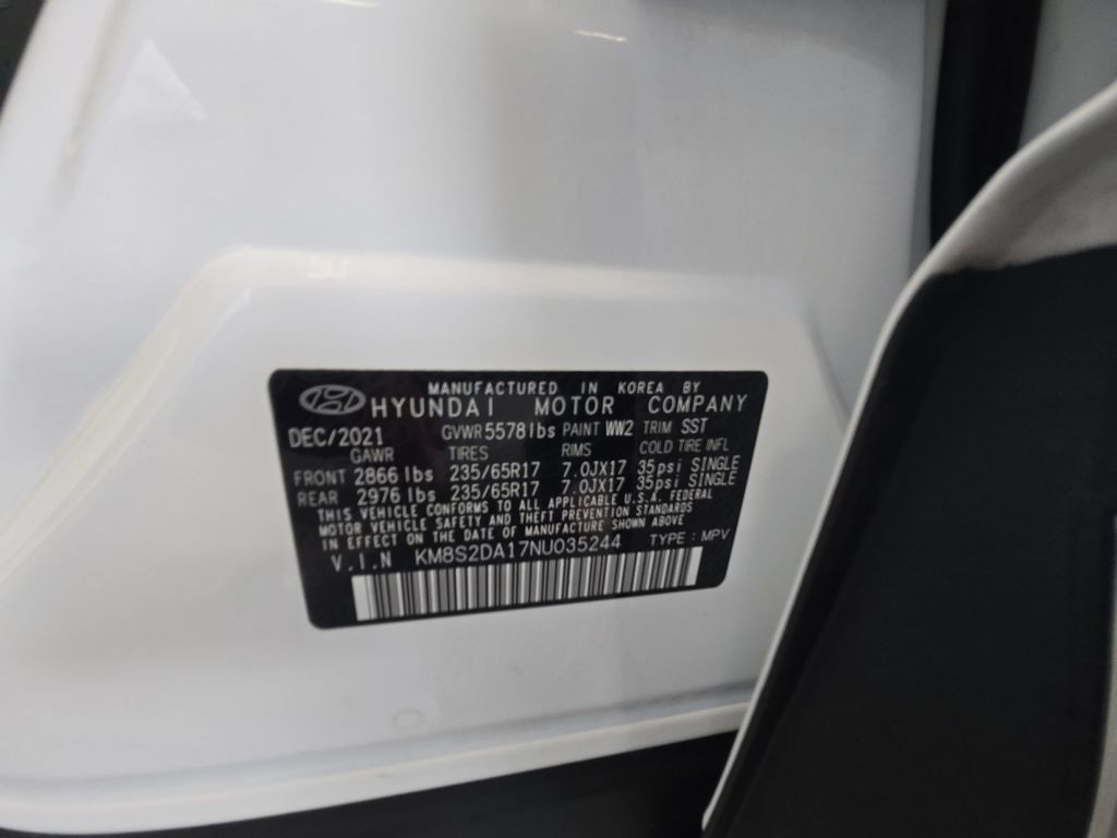 Used 2022 Hyundai Santa Fe Blue w/ Cargo Package AWD/4WD image 31