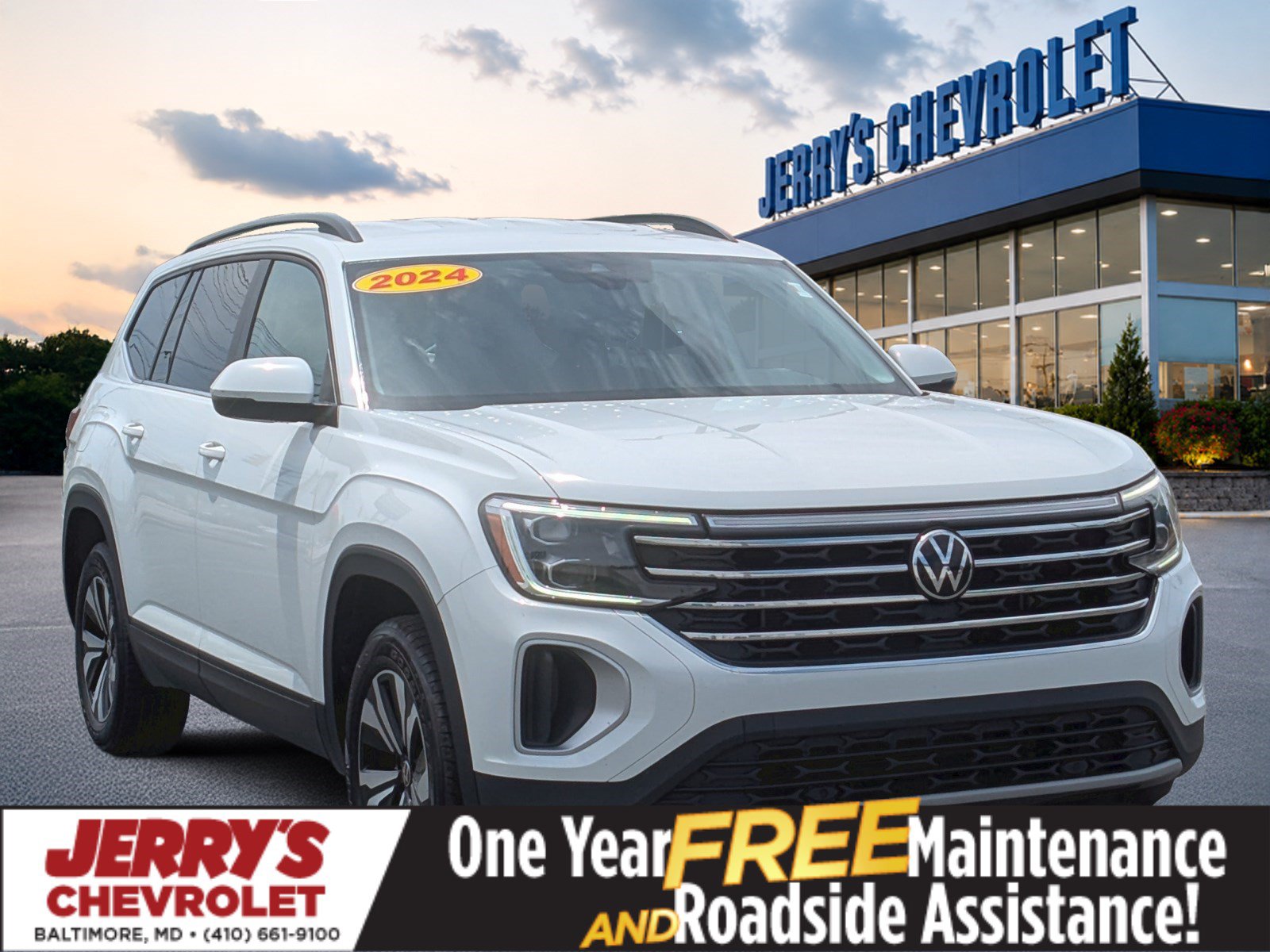 Used 2024 Volkswagen Atlas SE AWD/4WD image 1