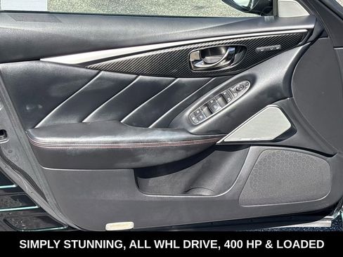 Certified 2023 INFINITI Q50 Red Sport 400 w/ Black Opal Edition image 17