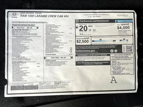 New 2026 RAM 1500 Laramie w/ Night Edition image 14