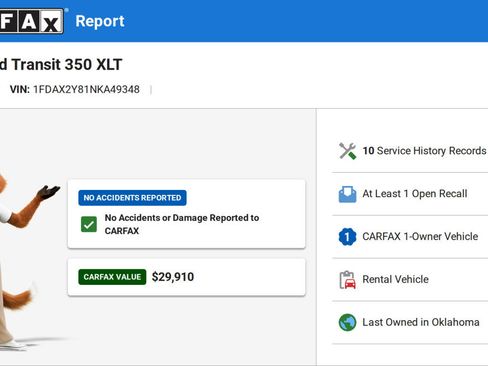 Used 2022 Ford Transit 350 XLT RWD image 2
